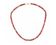 WOMEN'S RED BEADS NECKLACE 925