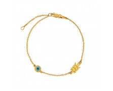 GIRL'S GOLD ID BRACELET K14