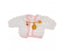 GOLD PLATED AMULET 925 FOR GIRLS WITH PENDANT ELEMENTS