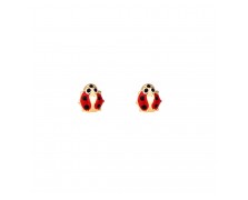 GIRLS LADYS EARRINGS SOLID GOLD 14K