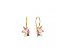 CHILDREN'S EARRINGS UNICORNS 925