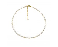 WOMEN'S NECKLACE WITH PEARLS 925