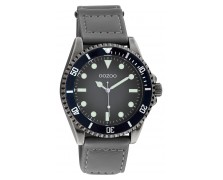 OOZOO C11011Timepieces Grey Fabric Strap 