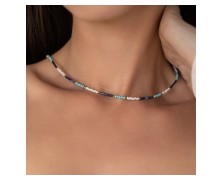 ΧΕΙΡΟΠΟΙΗΤΟ ΚΟΛΙΕ BOHO CHIC NECKLACE BLUE