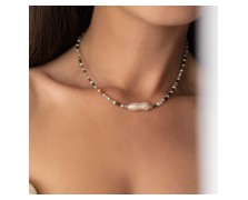 ΧΕΙΡΟΠΟΙΗΤΟ ΚΟΛΙΕ BOHO CHIC NECKLACE MUTED PEARL